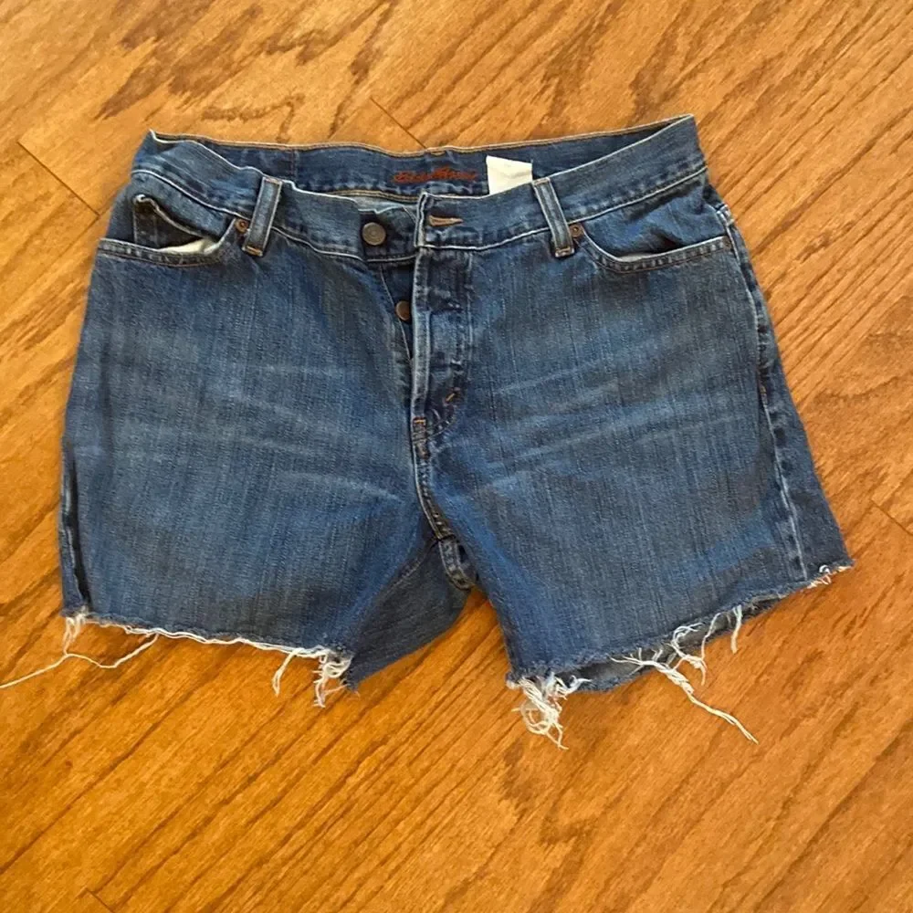 Eddie Bauer size 12 Jean cut off’s, button up fly